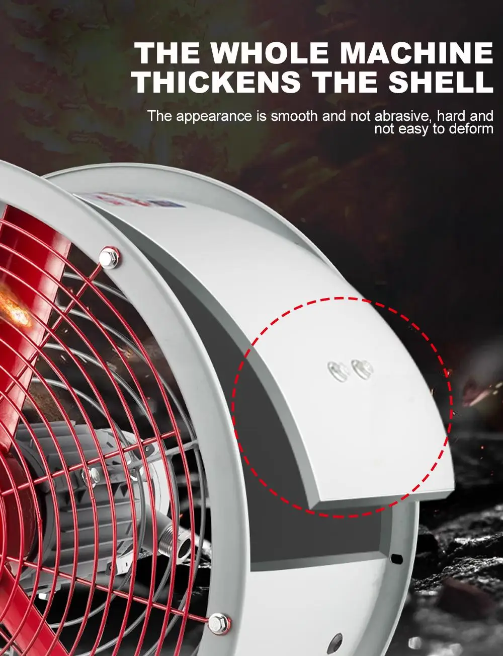 High Quality Air Blowers CBF Explosion-proof Axial Flow Fan Strong Ventilation Commercial 