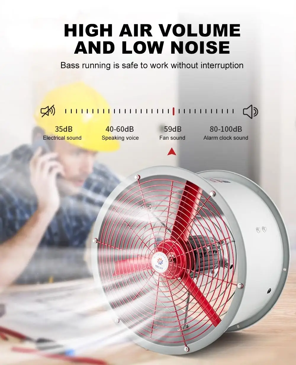 High Quality Air Blowers CBF Explosion-proof Axial Flow Fan Strong Ventilation Commercial 