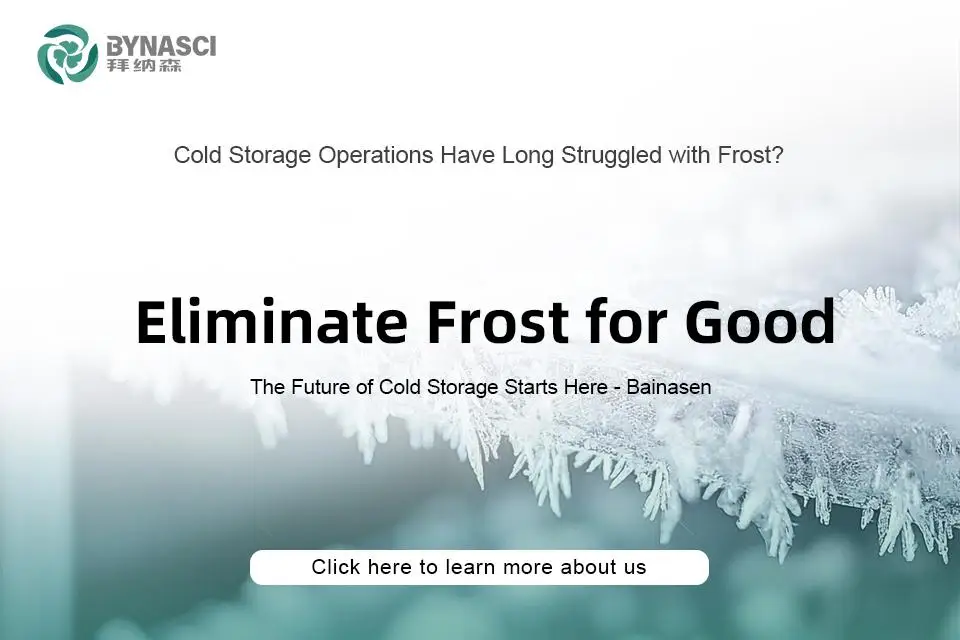 Buaisen Frost-Free Cold Storage Evaporator Plastic Labor-Saving Defrosting Refrigeration H