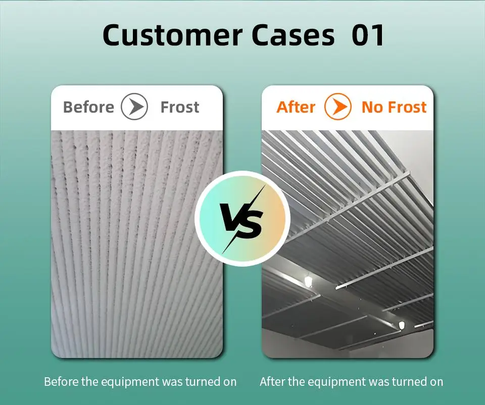 Buaisen Frost-Free Cold Storage Evaporator Plastic Labor-Saving Defrosting Refrigeration H