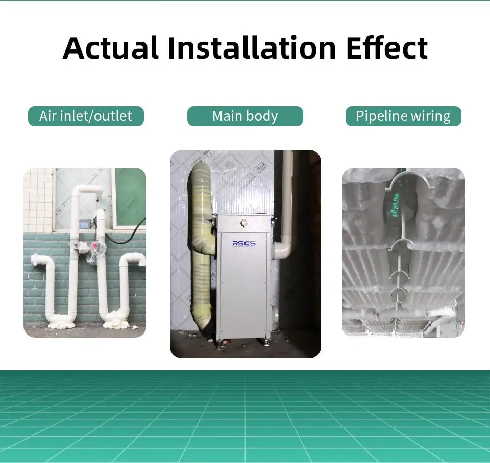 Buaisen Frost-Free Cold Storage Evaporator Plastic Labor-Saving Defrosting Refrigeration H