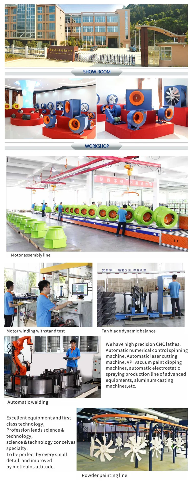 Best Selling 400 500 600 700mm GKW Aluminum Large air Volume High Strength High Temperatur