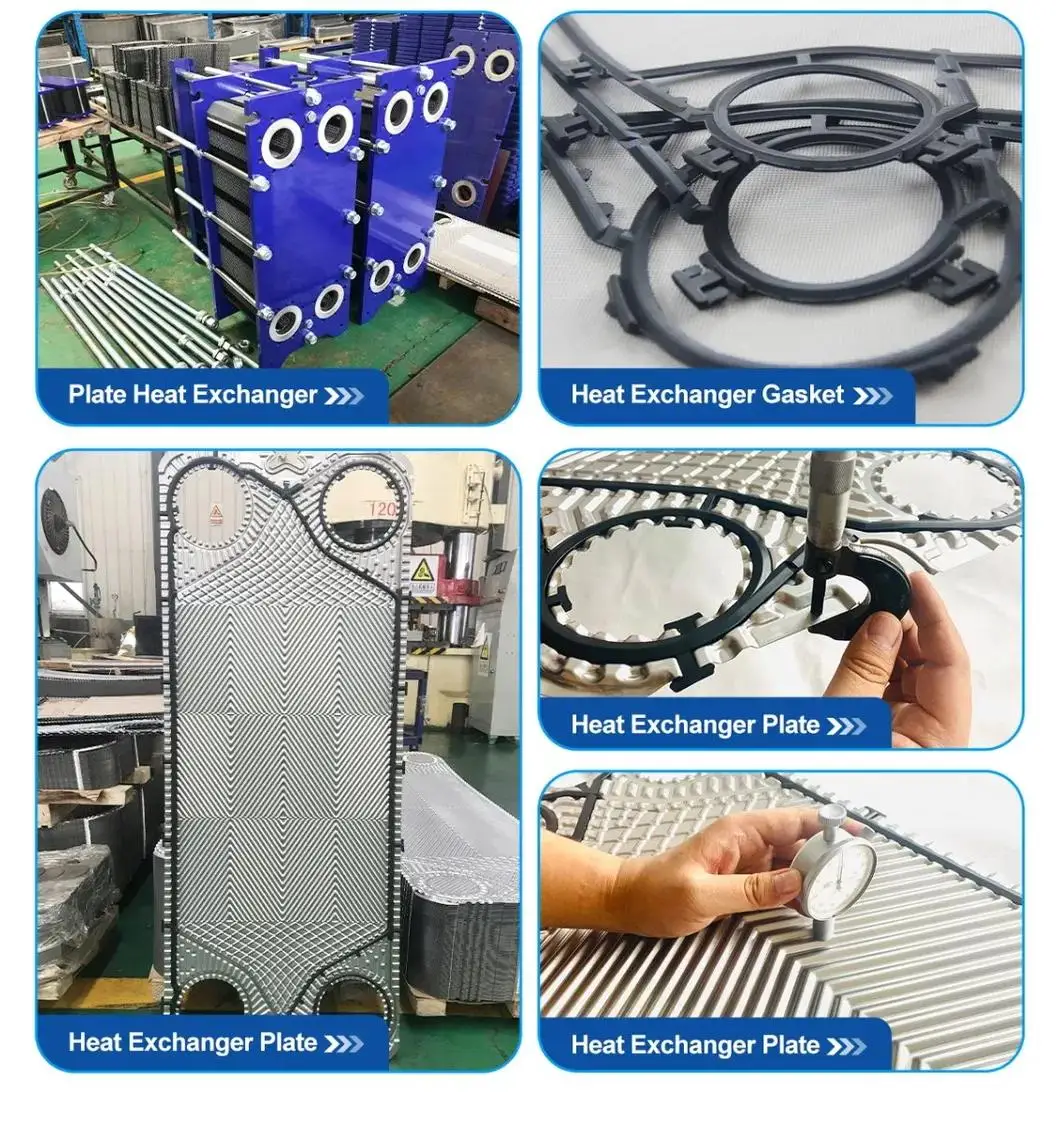 Custom Stainless Steel Water Cooled Condenser Brazed Heat Exchanger Refrigeration Heat Exc