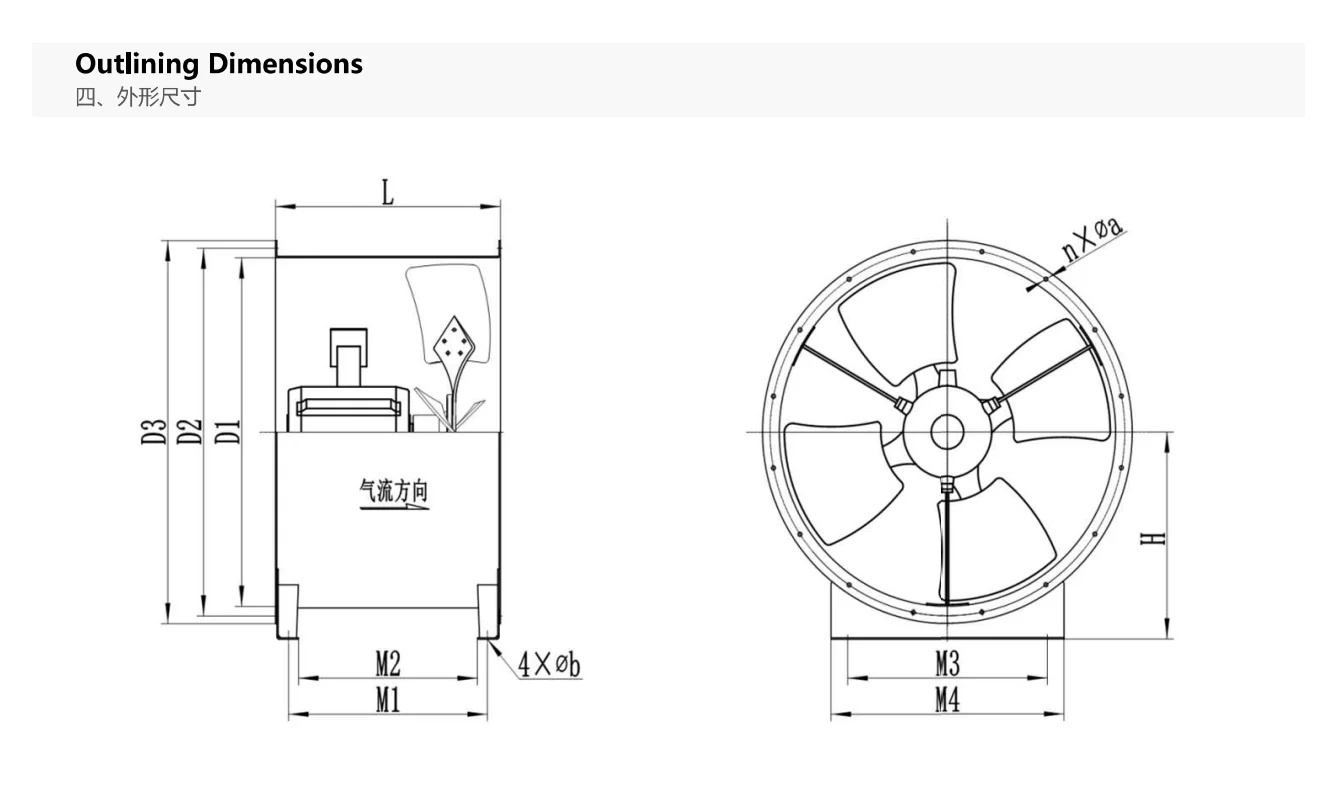 T35-11(T40-11) Series Axial-flow Fan