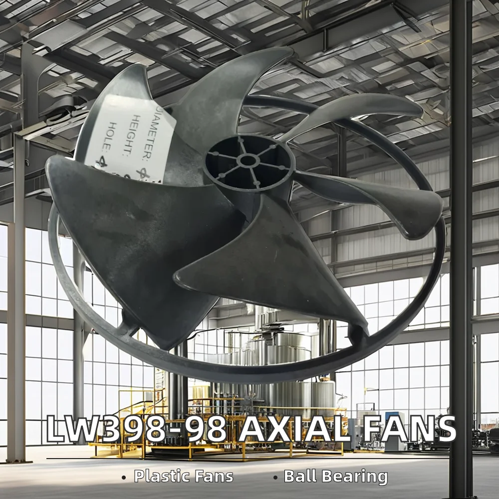 High Quality OEM Factory LW310-90 Plastic Axial Fan Blades AC Wall Mounted Blower Fan for 