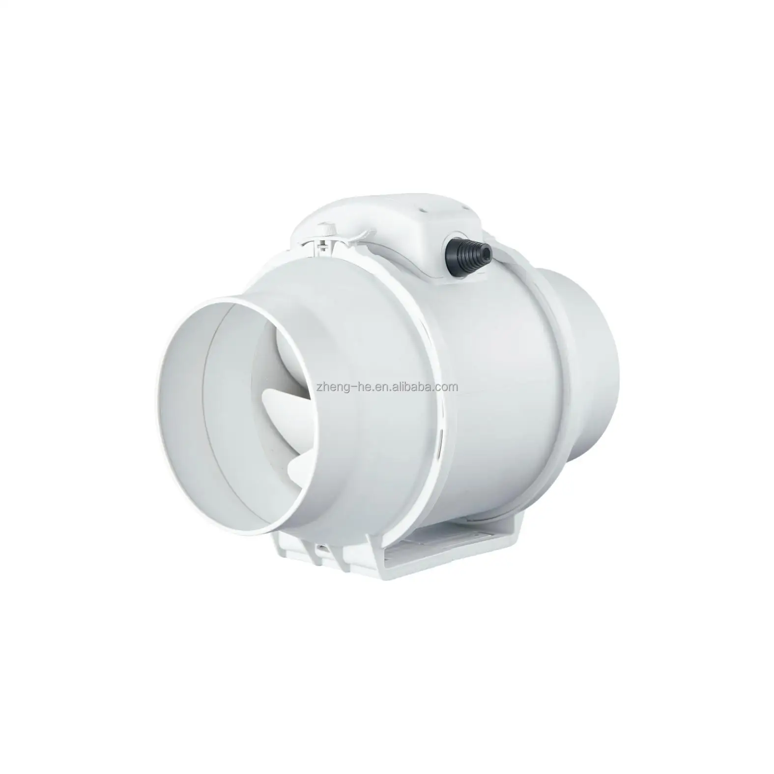 DPT-150 6 Inch Inline Duct Fan Double Ball Bearing Plastic Bathroom Fan Exhaust Ventilatio