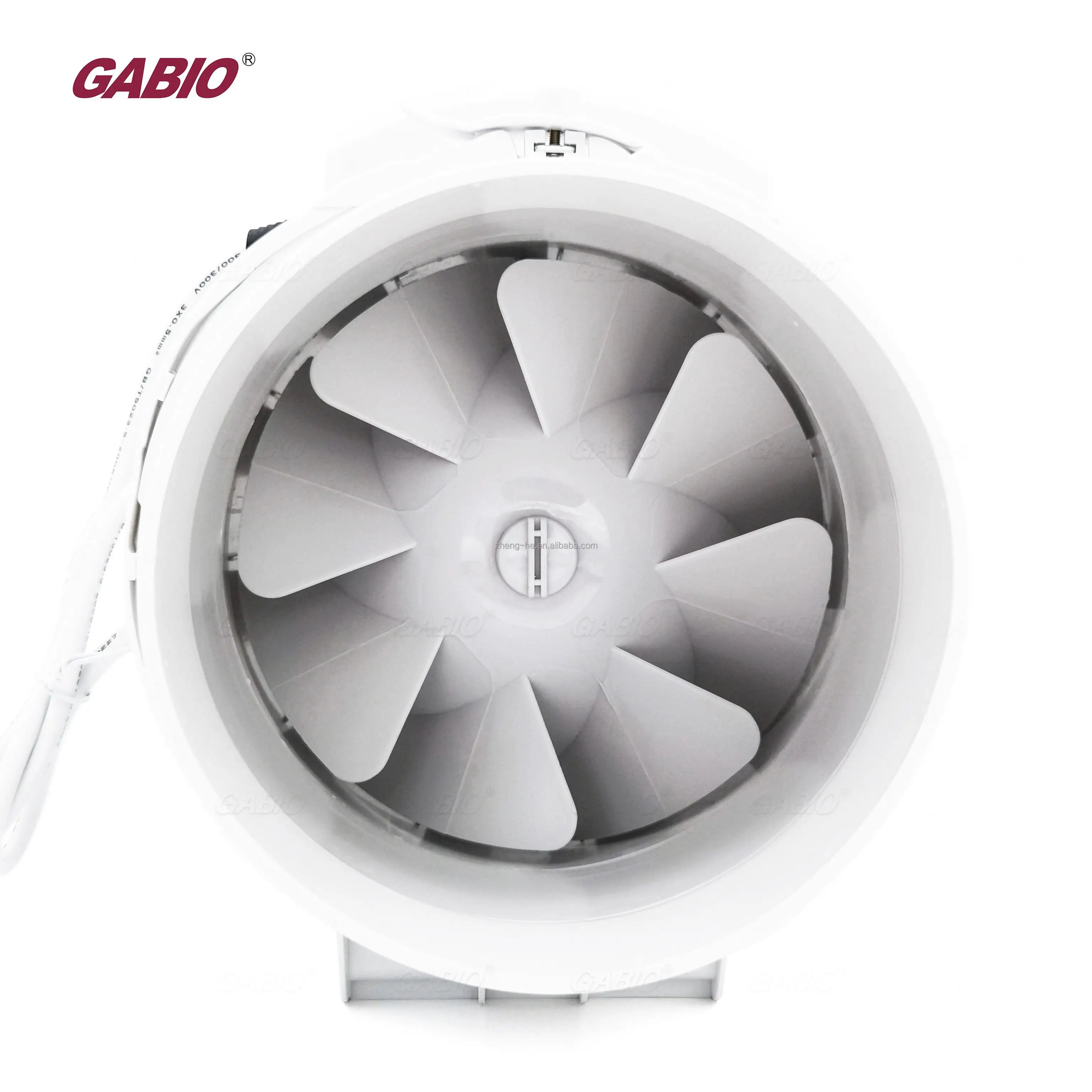 DPT-150 6 Inch Inline Duct Fan Double Ball Bearing Plastic Bathroom Fan Exhaust Ventilatio