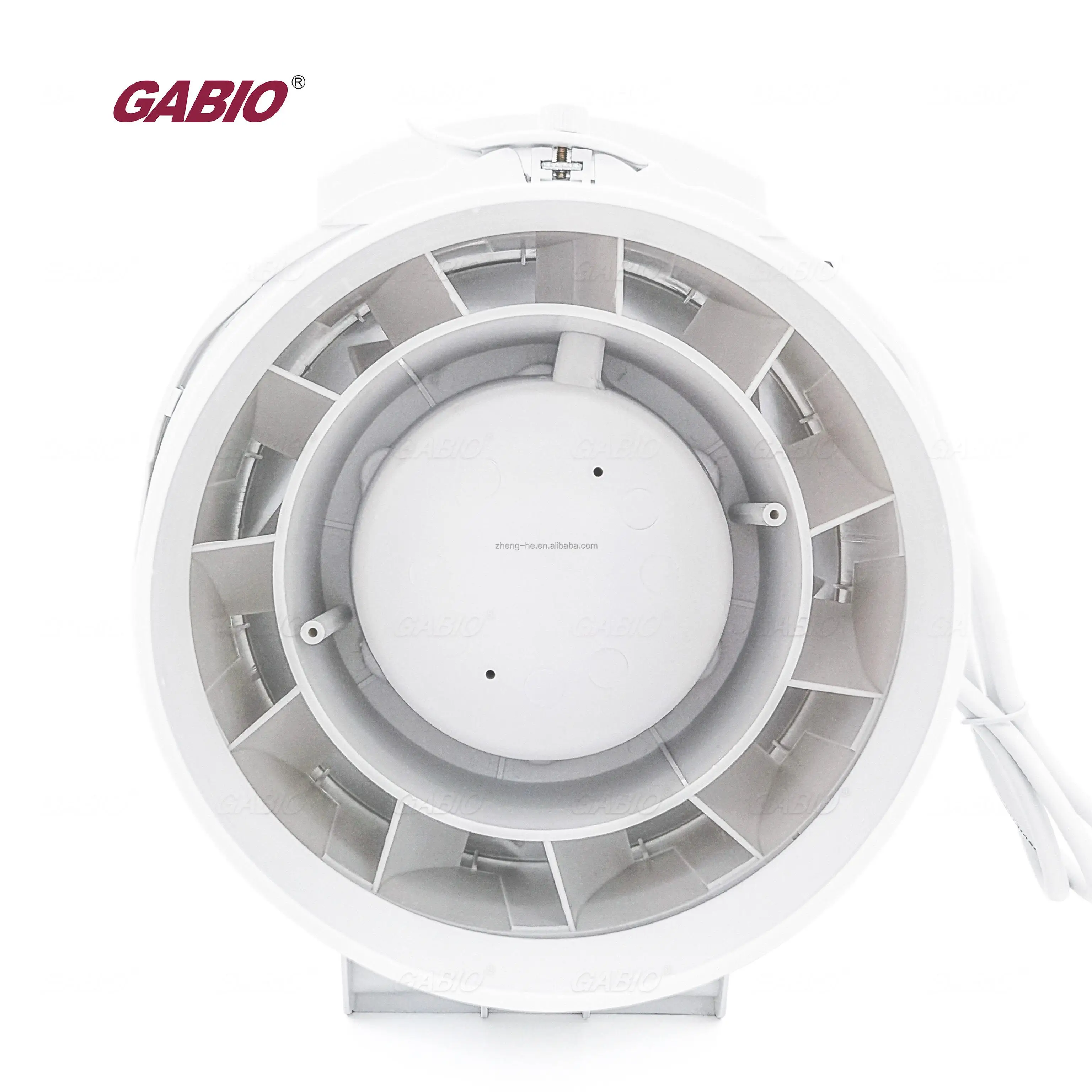 DPT-150 6 Inch Inline Duct Fan Double Ball Bearing Plastic Bathroom Fan Exhaust Ventilatio