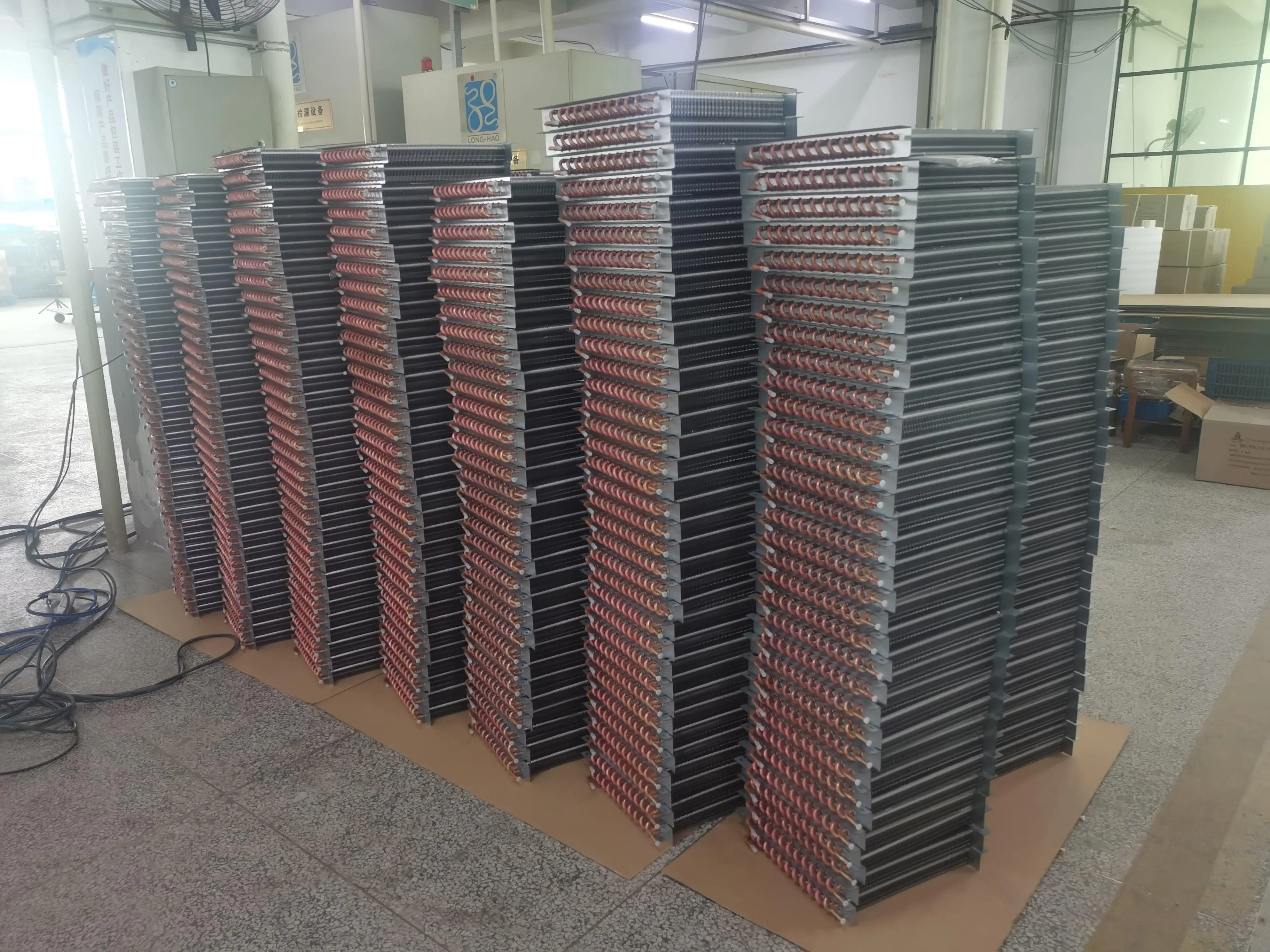 Refrigerator Parts Evaporator Air Cooled Condenser Copper Tube Heat Exchanger for Freezer