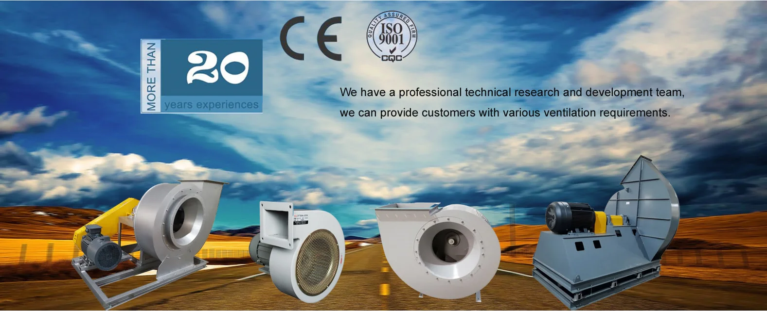 Explosion-proof Motors Centrifugal Fan Blower Factory