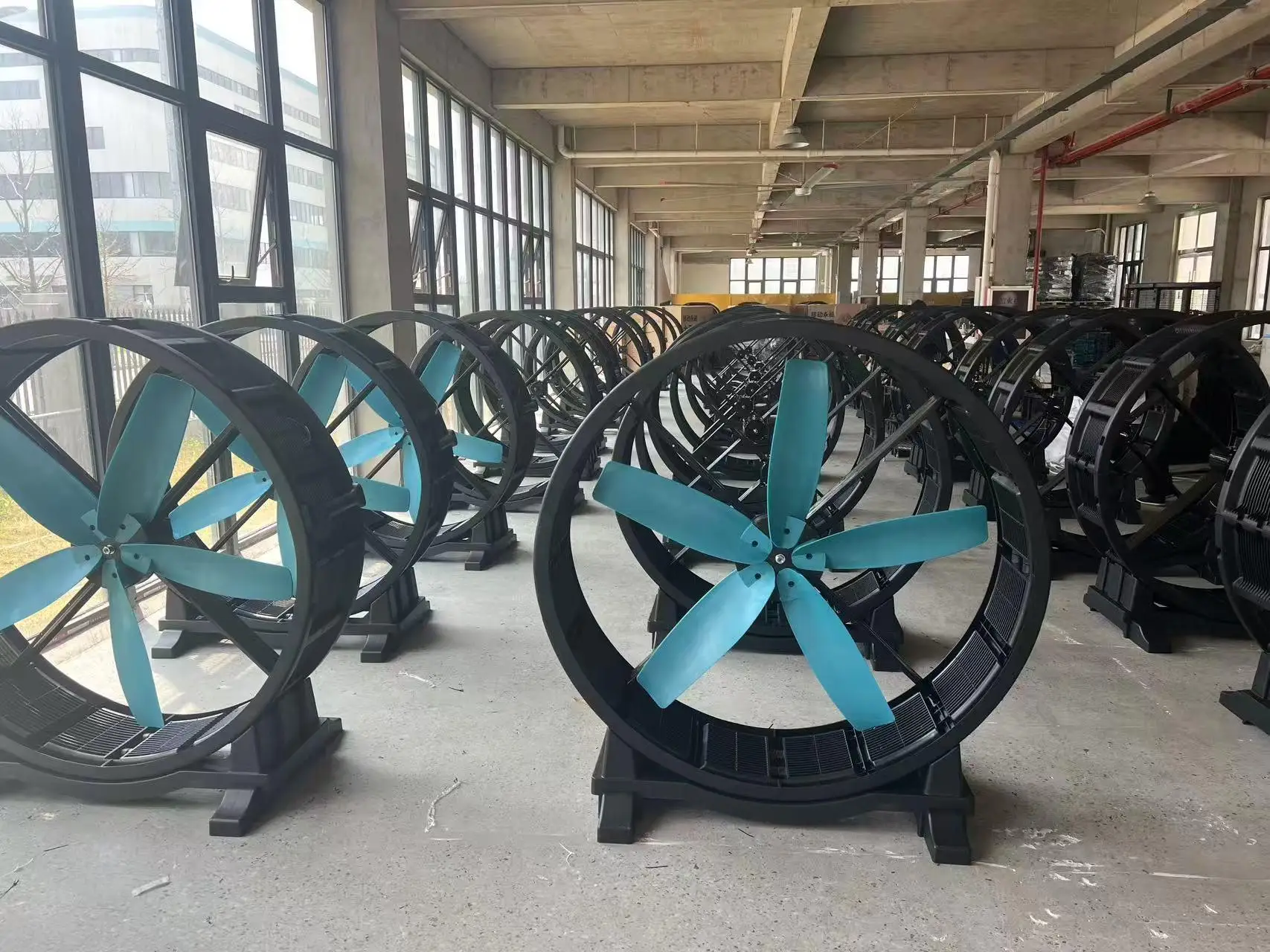 0.9m 1.5m 2m Portable High Velocity Drum Fan Quiet Large Industrial Pedestal Fan Cooling G