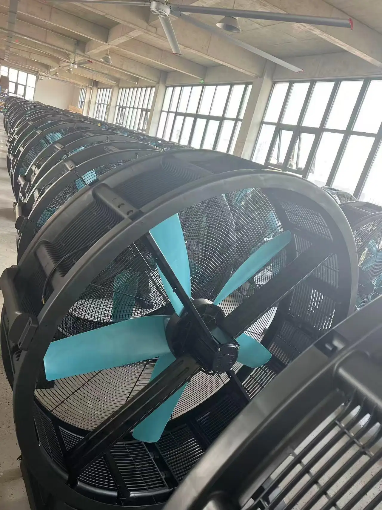 0.9m 1.5m 2m Portable High Velocity Drum Fan Quiet Large Industrial Pedestal Fan Cooling G