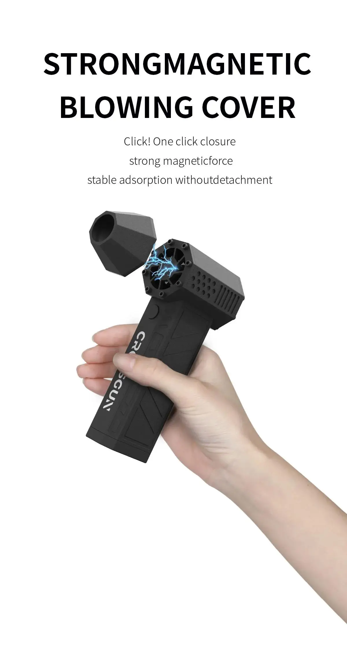 2025 CROSSGUN 130000rpm Mini Turbo Jet air Gun Compressed Air Duster Hammer Portable Hand 