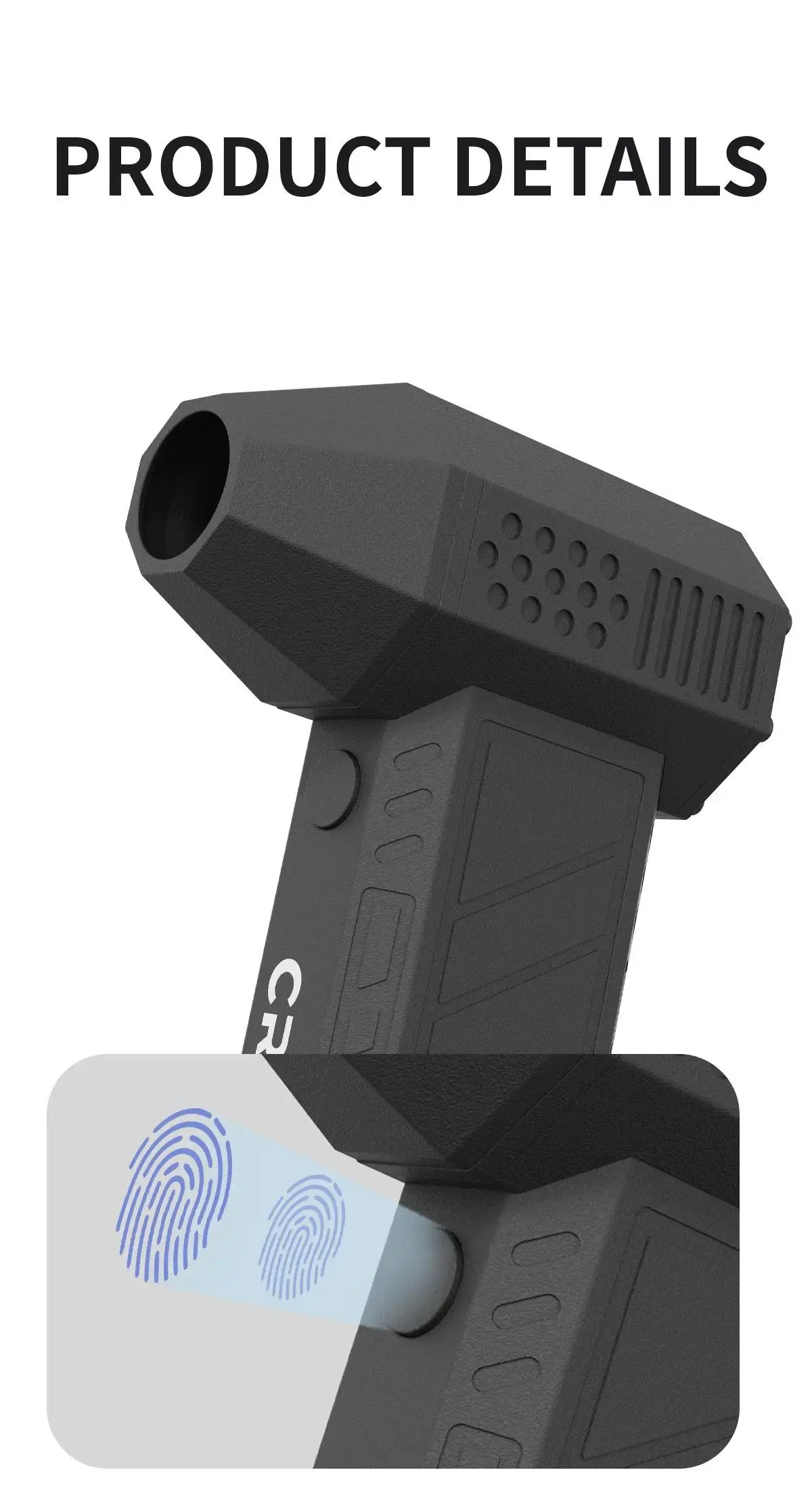2025 CROSSGUN 130000rpm Mini Turbo Jet air Gun Compressed Air Duster Hammer Portable Hand 