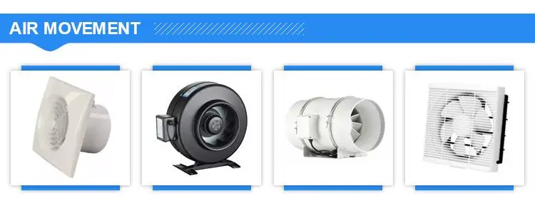 OEM/ ODM Factory Made Design Own Brand Mass Axial Flow Plafond 240v Ventilation Exhaust Fa