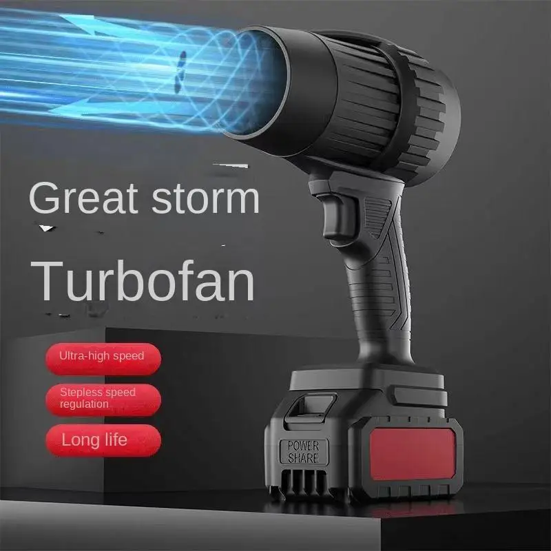 High-Power Rechargeable Lithium Battery Industrial Blower Ducted Turbine for Violent Car W