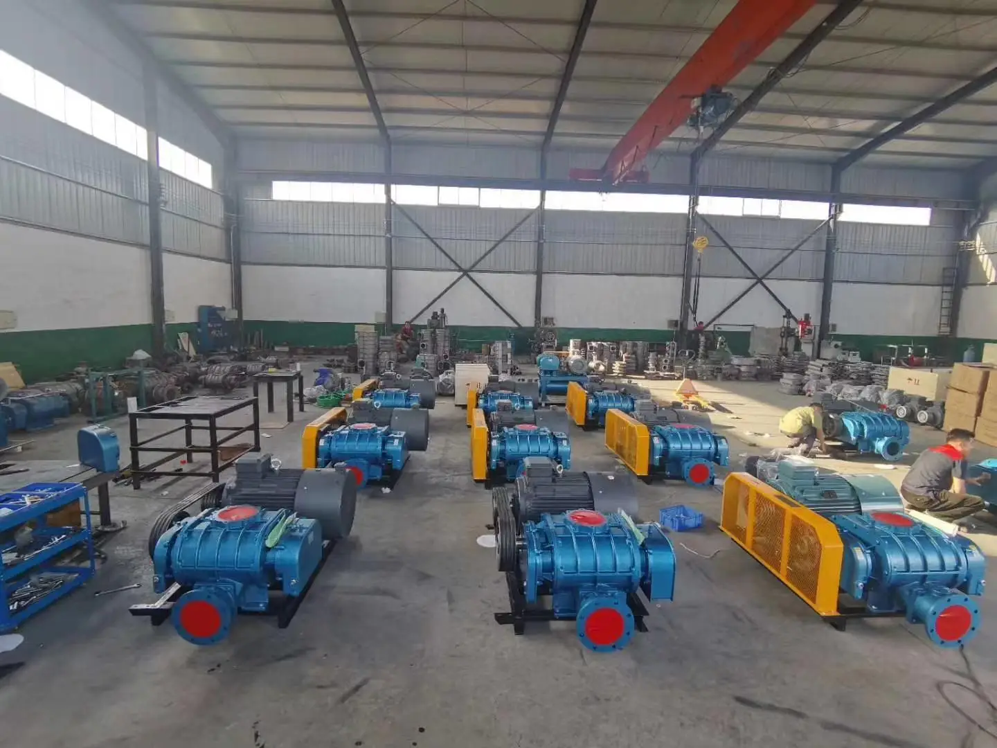 High Pressure Silent Oil-Free Roots Blower Rotary Lobe Design Industrial High Efficiency A