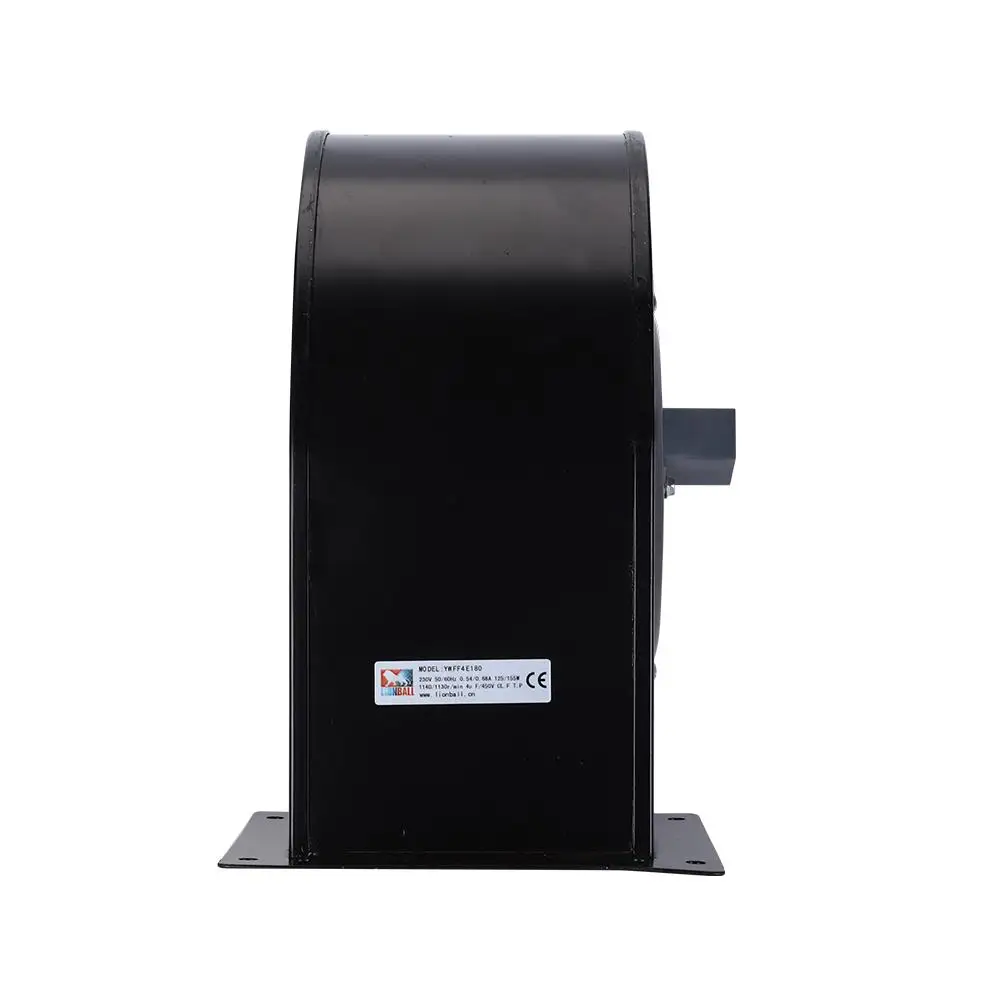 115V 230V Metal Impeller Ventilation Single Inlet Centrifugal Blower 180mm Steel Oem Custo