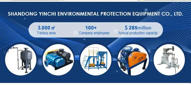 YCSR80 High-Pressure Low-Noise Roots Blower for Wastewater Treatment Cast Iron Blades Dire