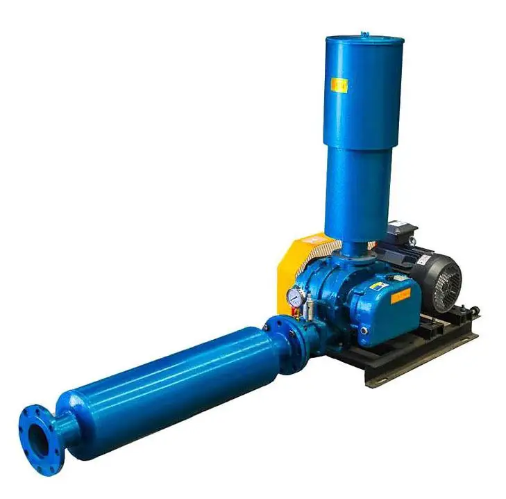 YCSR80 High-Pressure Low-Noise Roots Blower for Wastewater Treatment Cast Iron Blades Dire