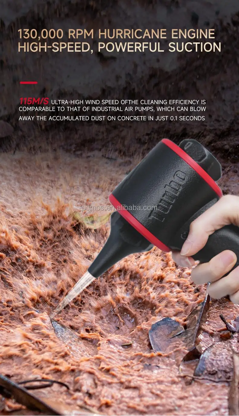 Multi-functional 20000mAh Blowing and Suction 115+M/S Brushless Motor Violent Fan Turbo Ai