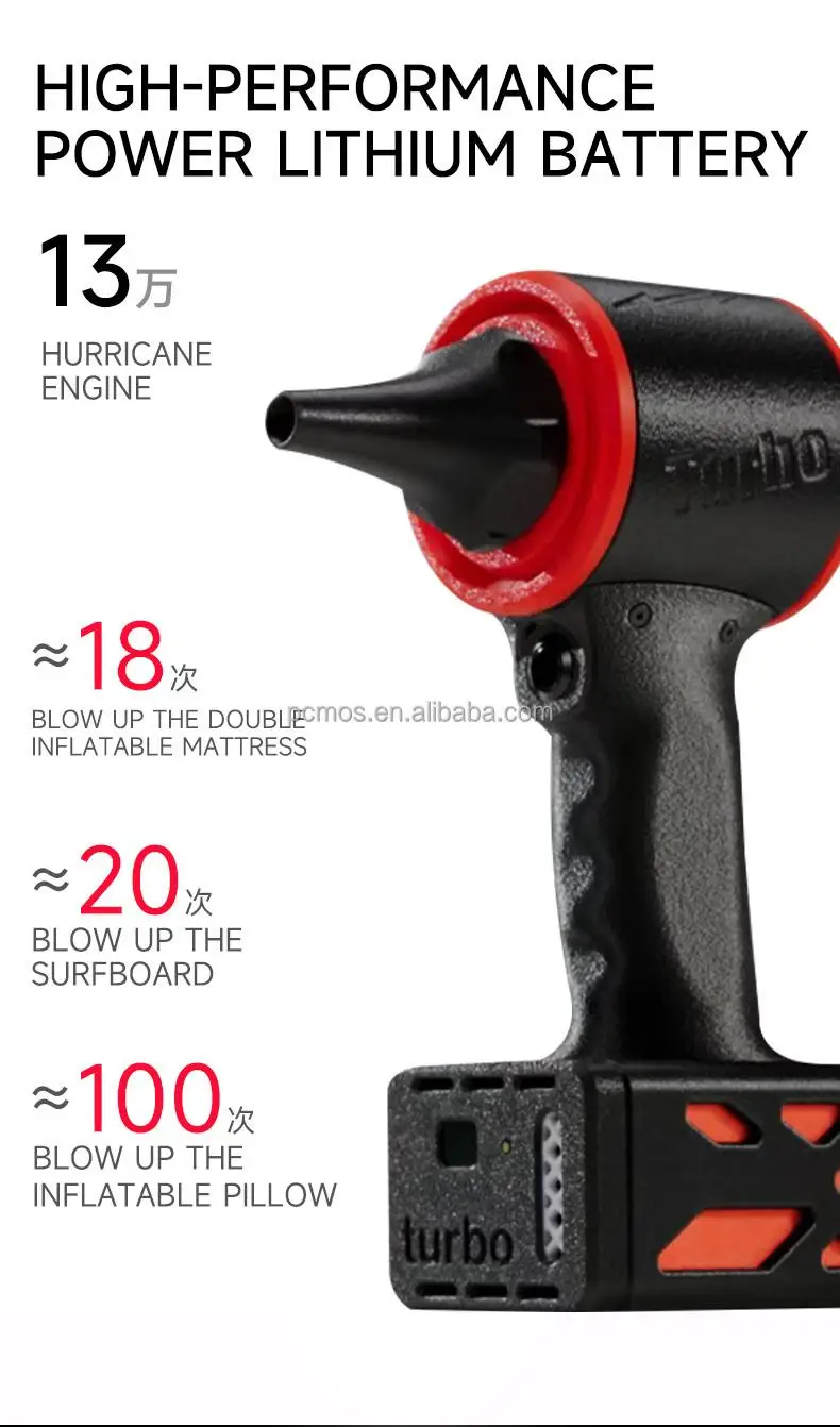Multi-functional 20000mAh Blowing and Suction 115+M/S Brushless Motor Violent Fan Turbo Ai