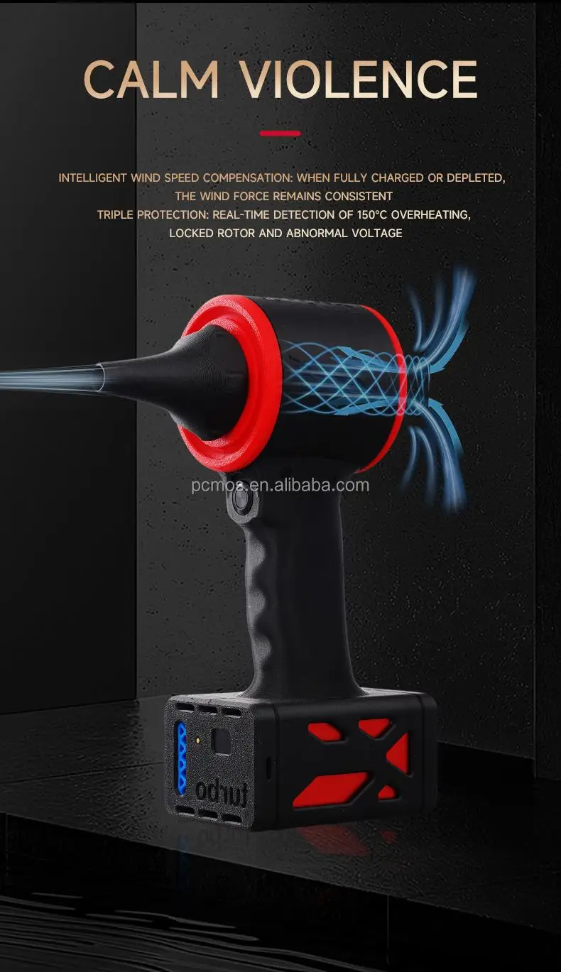Multi-functional 20000mAh Blowing and Suction 115+M/S Brushless Motor Violent Fan Turbo Ai