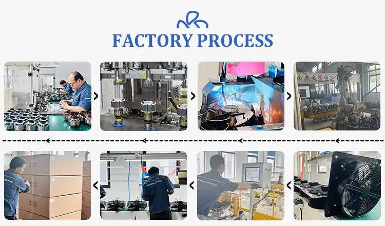 Factory Outlet 160mm AC Single Phase Industrial Duct Fan for Ventilation Support Color Cus