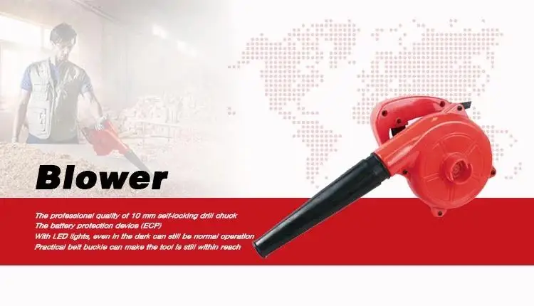 600W Computer Car Dust Leaf Grass Garden Yard Hand Held Electric Air Blower High Pressure 