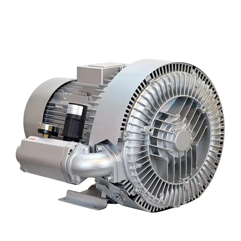 Single Stage 0.75Kw 1HP Blower High-Pressure Vortex Fan Machine 750W Turbo Side Channel Ri