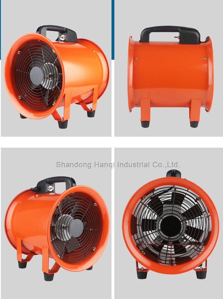 Portable 8 Inch to 24 Inch Pneumatic Portable Ventilation Fan Explosion Proof Fan