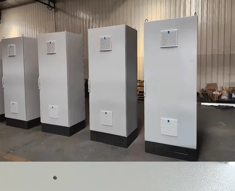 Large Air Volume Cooling Fan Top Control Exhaust Fan for Distribution Cabinet with Square 
