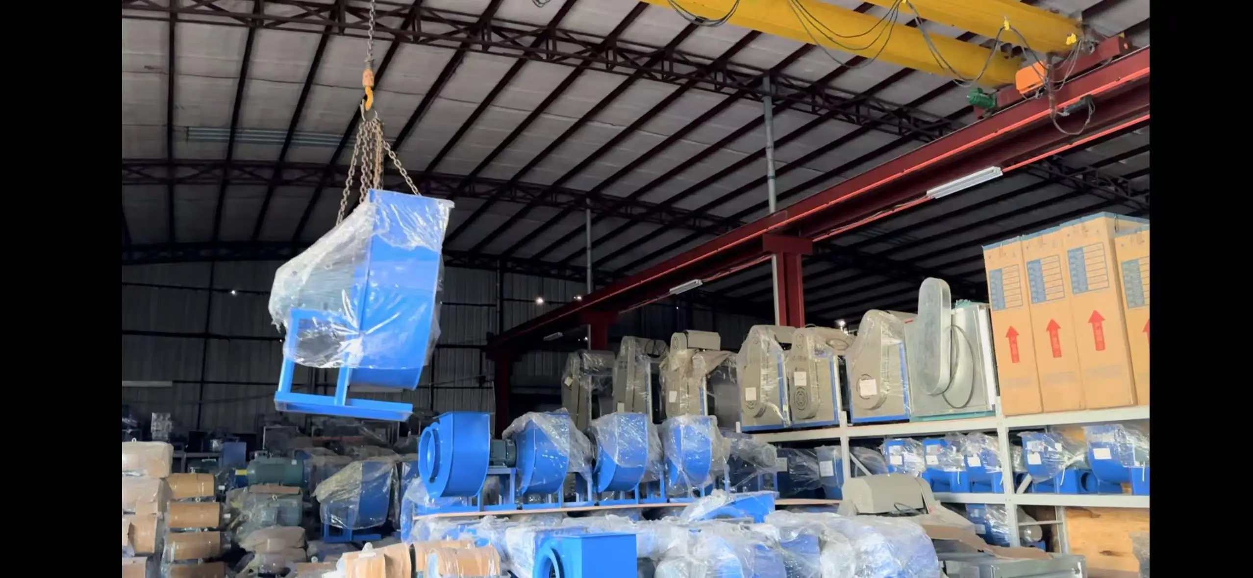 2025 Factory Price Industrial Centrifugal Fans 750W Heat Insulating Impeller Low Noise Cen