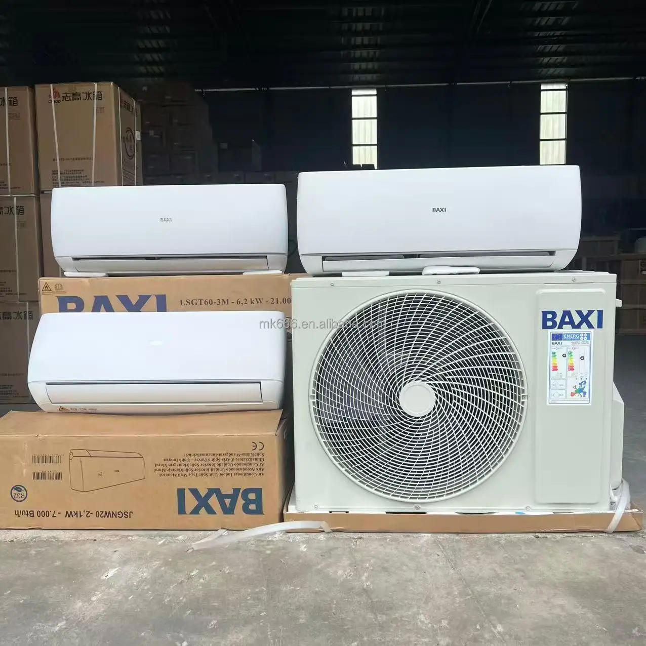 BAXI UK Leading Brand 3 Zone Multiple Split Air Conditioner Mini Split 3X9000btu DC Invert