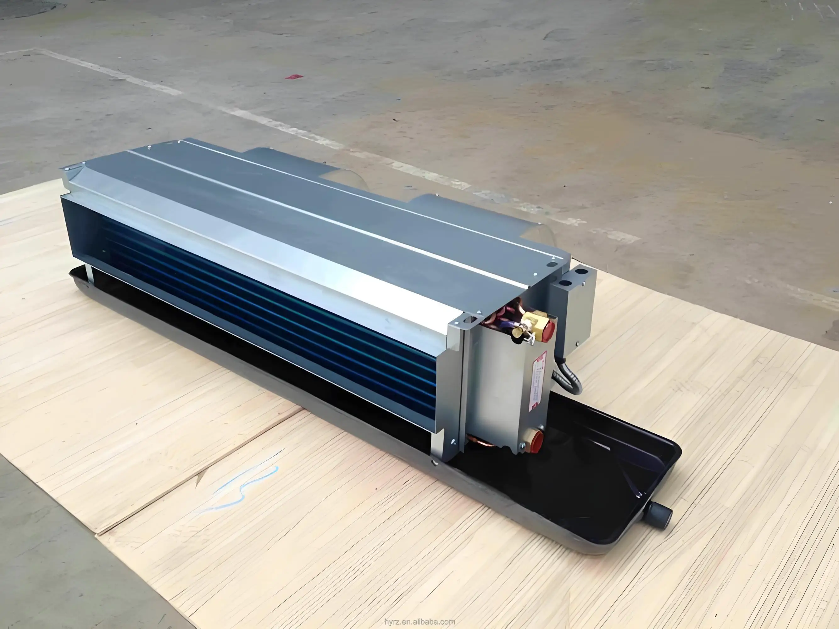 Best-selling ceiling-mounted water fan coil unit-horizontal concealed fan coil for HVAC sy