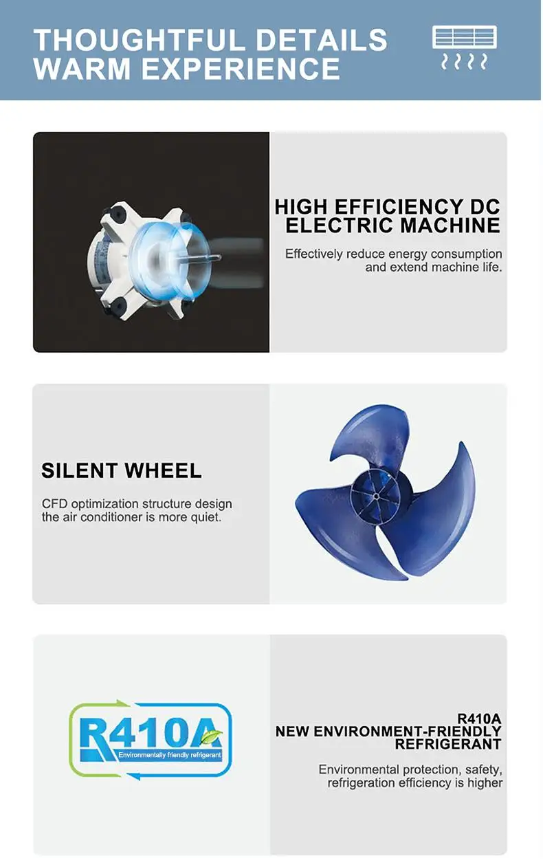 Wall Mounted Mini Split Air Conditioners Home Appliances Cooling Only Air Conditioner Mini