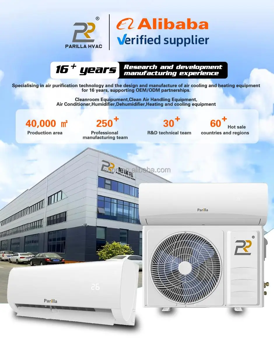 Wi-Fi Smart Split AC Aircon Unit 24000BTU 18000BTU 12000BTU 9000BTU Smart Air Conditioners