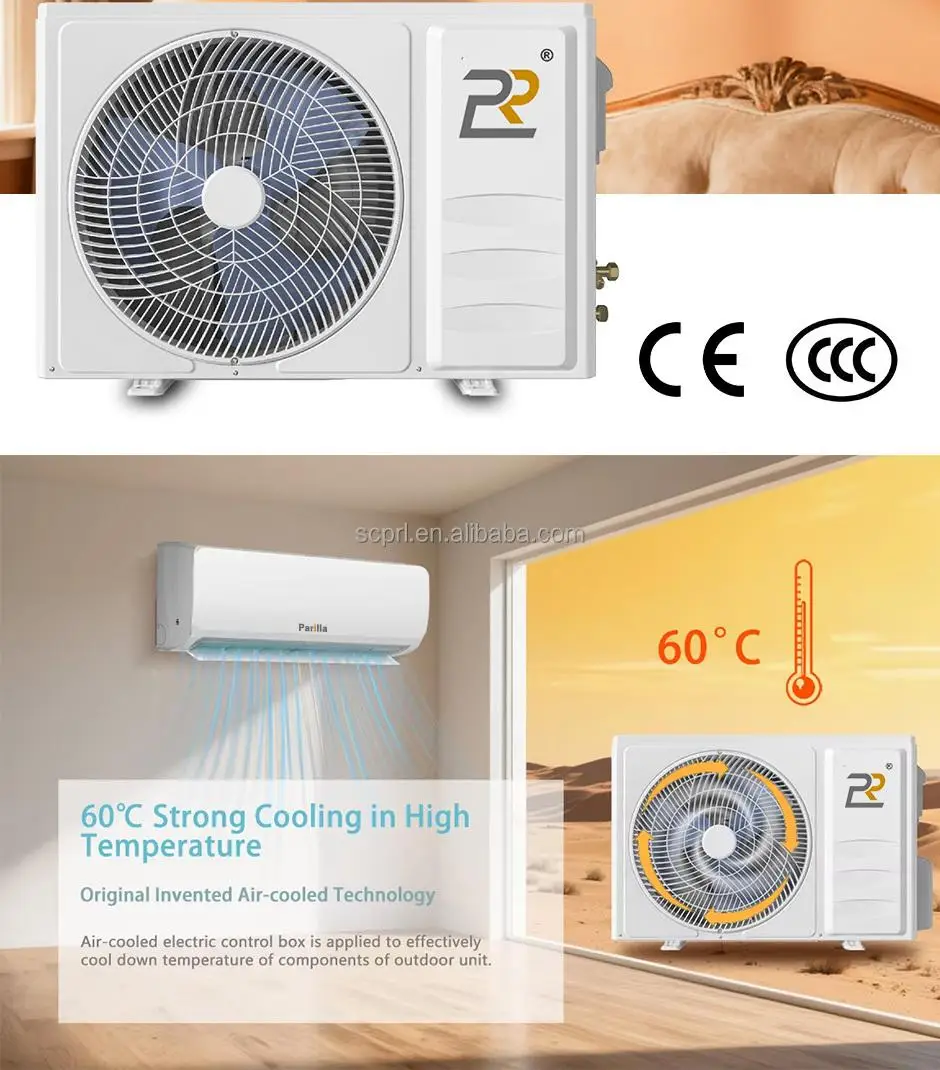 Wi-Fi Smart Split AC Aircon Unit 24000BTU 18000BTU 12000BTU 9000BTU Smart Air Conditioners