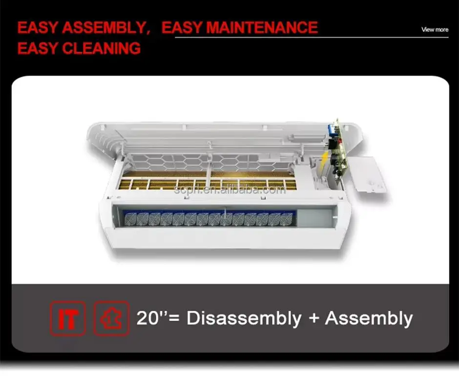 Wi-Fi Smart Split AC Aircon Unit 24000BTU 18000BTU 12000BTU 9000BTU Smart Air Conditioners