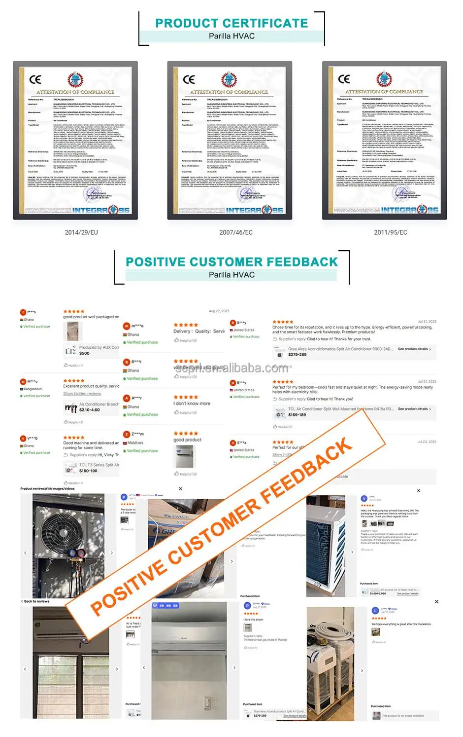 Wi-Fi Smart Split AC Aircon Unit 24000BTU 18000BTU 12000BTU 9000BTU Smart Air Conditioners