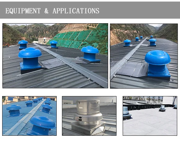 Ac Axial Flow Fans Ventilation Duct Smoke Extractor Roof Fan