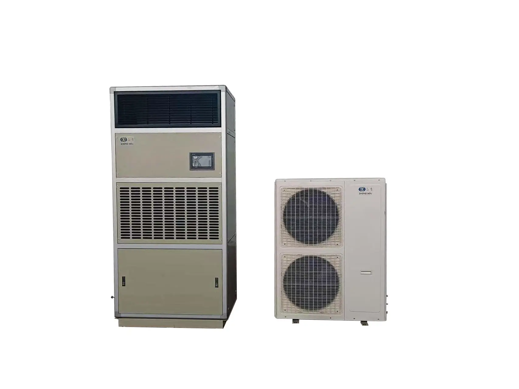 60KW Industrial Water Cooled DC Fan Motors Cabinet Type Air Conditioner for Laboratory Use