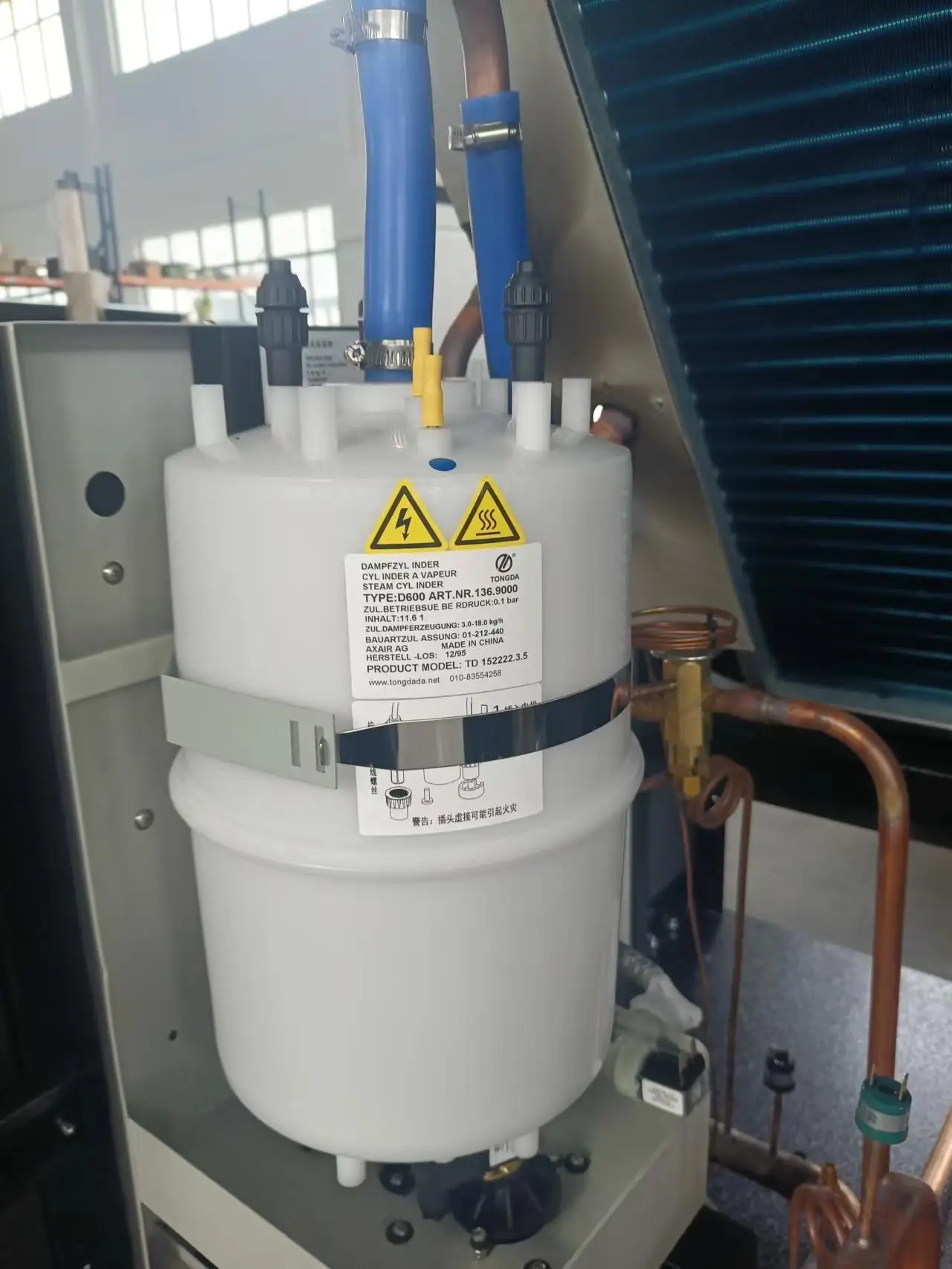 60KW Industrial Water Cooled DC Fan Motors Cabinet Type Air Conditioner for Laboratory Use