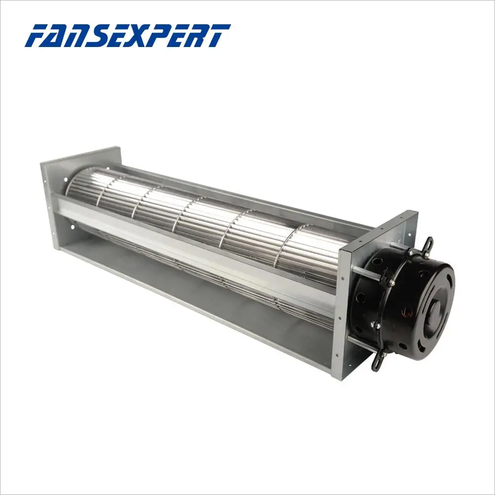 150mm Tangential Fan AC Tangential Fan 230V Aluminum Cross Flow 800-1100RPM Cfmhigh Speed 