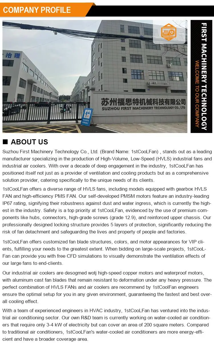 Industrial Water-Cooled Air Conditioner for Plant Cooling
