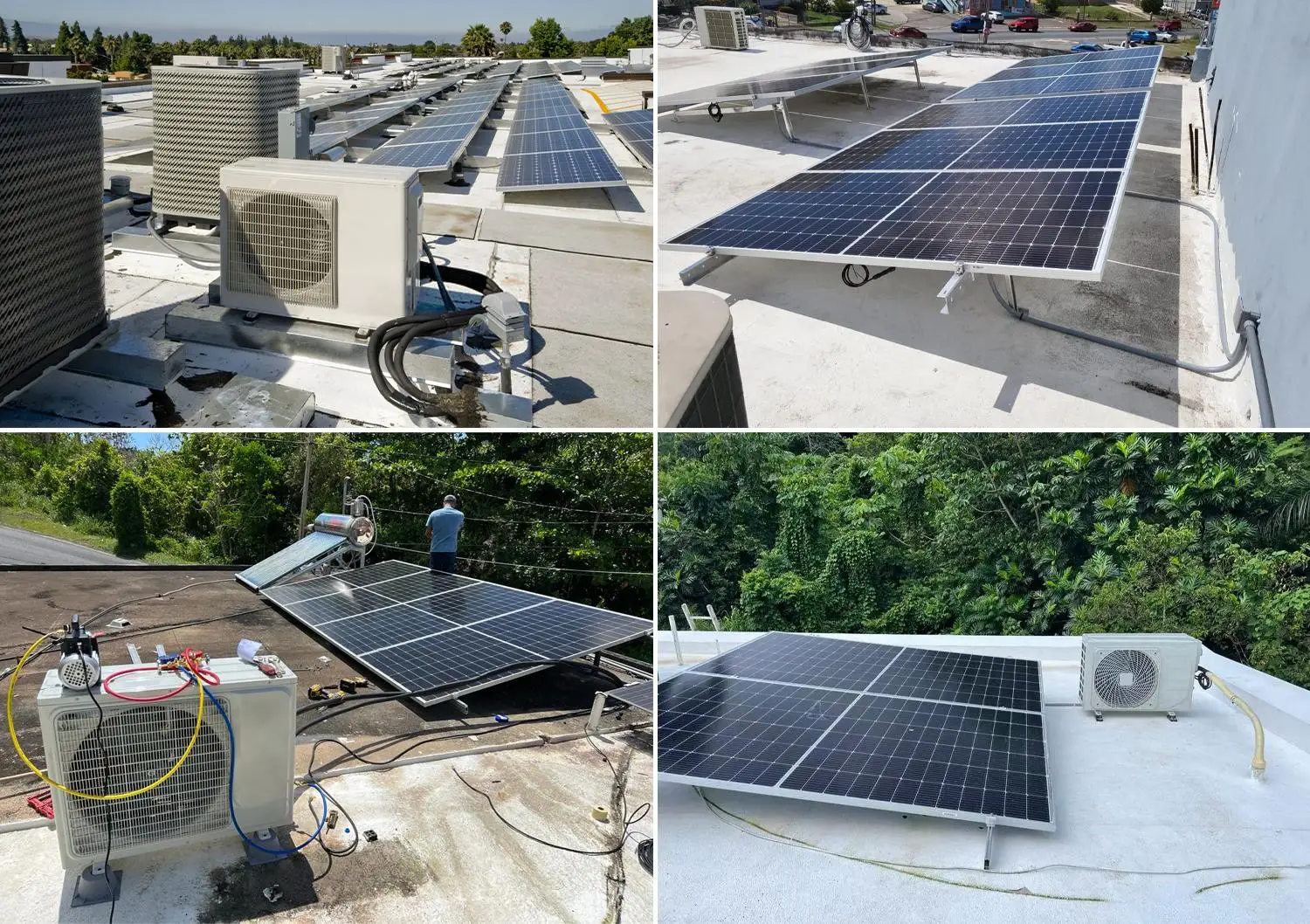 2024 New Solar Powered DEYE Air Conditioner OFF GRID DC 48V split hybrid portable AC/DC So