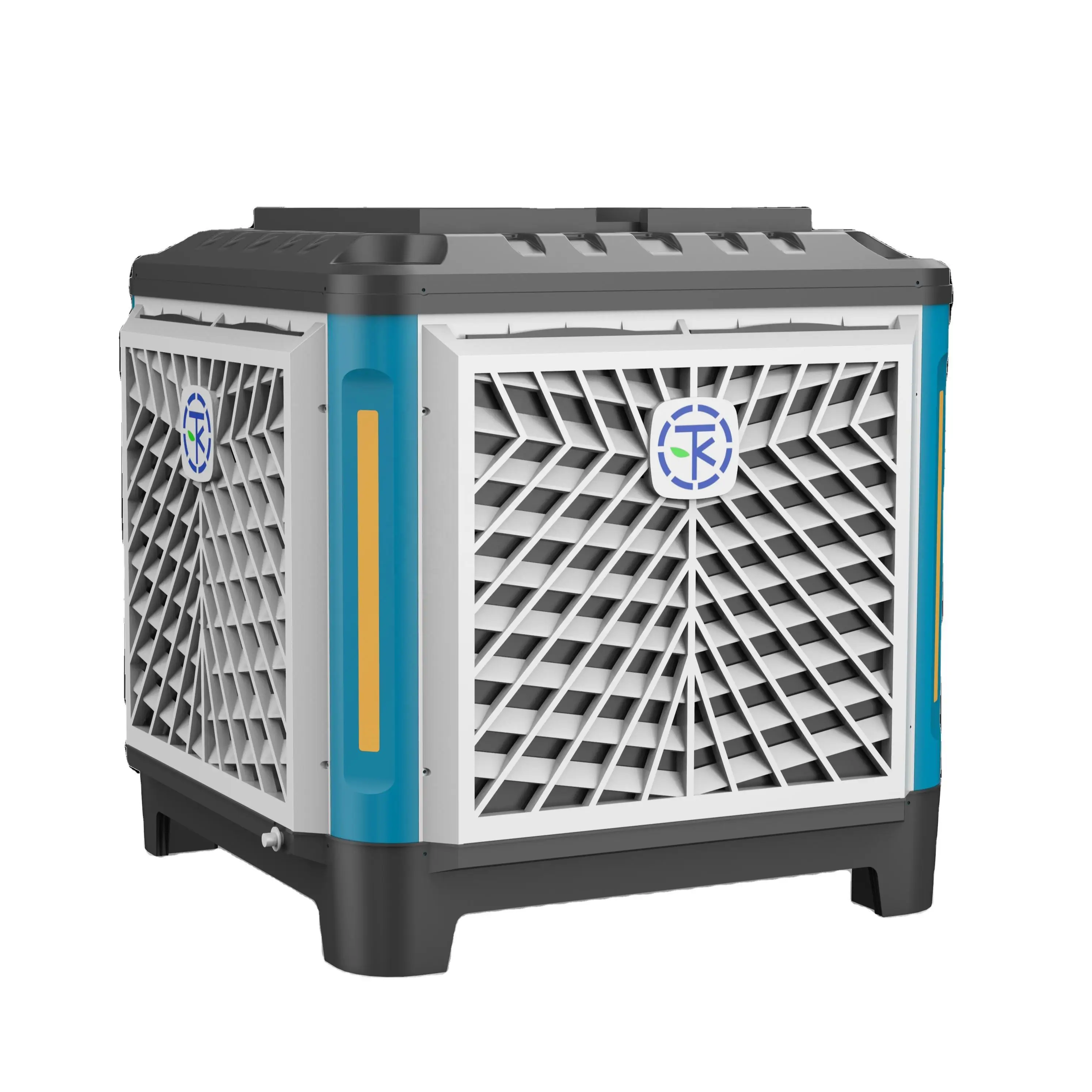 Double Axial Fan Split Unit Portable Evaporative Water Cooler Air Conditioner 20000m3/h