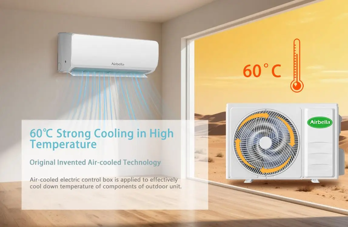 1HP1.5HP 2HP 3HP Cheap Price Inverter Wall Mounted AC 9000 12000 18000 24000 Btu Cooling O