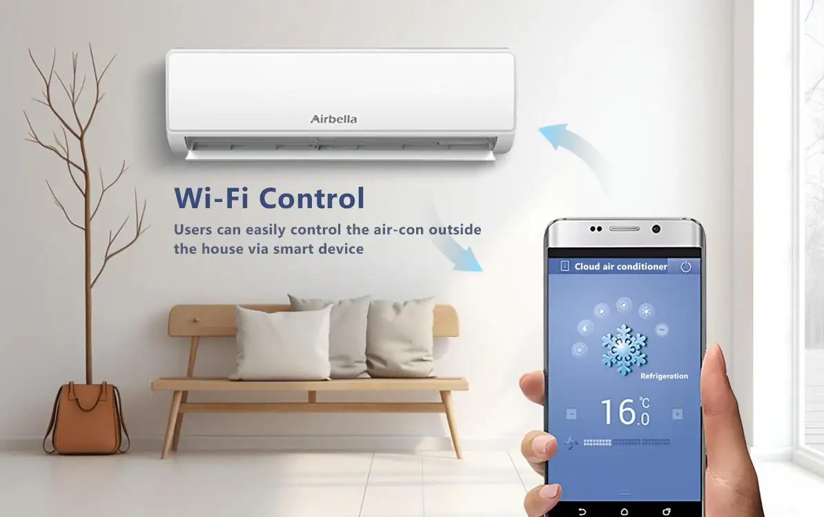 1HP1.5HP 2HP 3HP Cheap Price Inverter Wall Mounted AC 9000 12000 18000 24000 Btu Cooling O