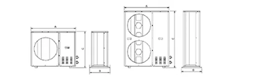 2HP-6HP Refrigeration 220V/380V Heat Exchange Parts Cold Freezer Storage Room Multiple Com